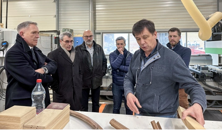 Le Président de la CMA Grand Est en visite dans l EPV Bâtiment