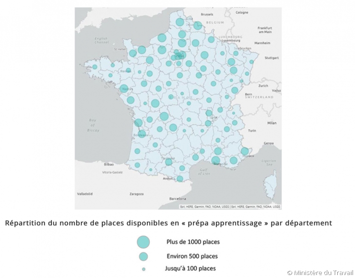 Carte des prépa apprentissage 2019