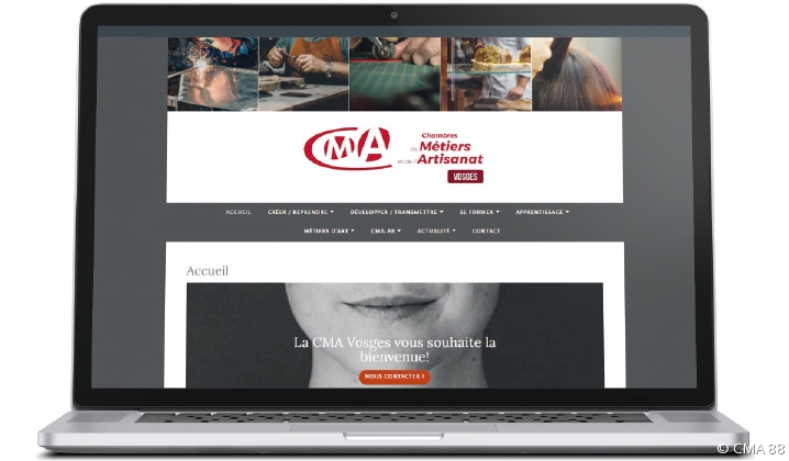 Un nouveau site Internet pour la CMA Vosges