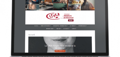 Un nouveau site Internet pour la CMA Vosges