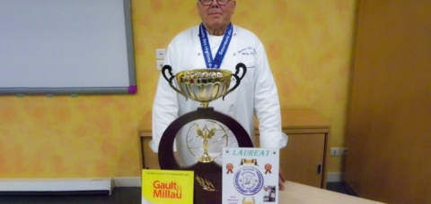 Michel Collin a reçu le titre de « Gourmet  des régions de France » catégorie Or.